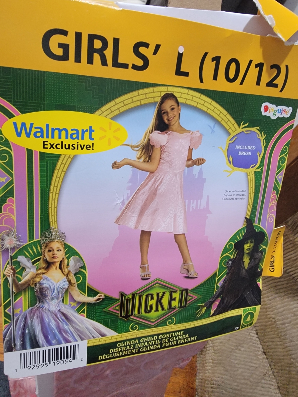 Glinda Girls' Pink Dress Costume - Kids' Wicked Costume